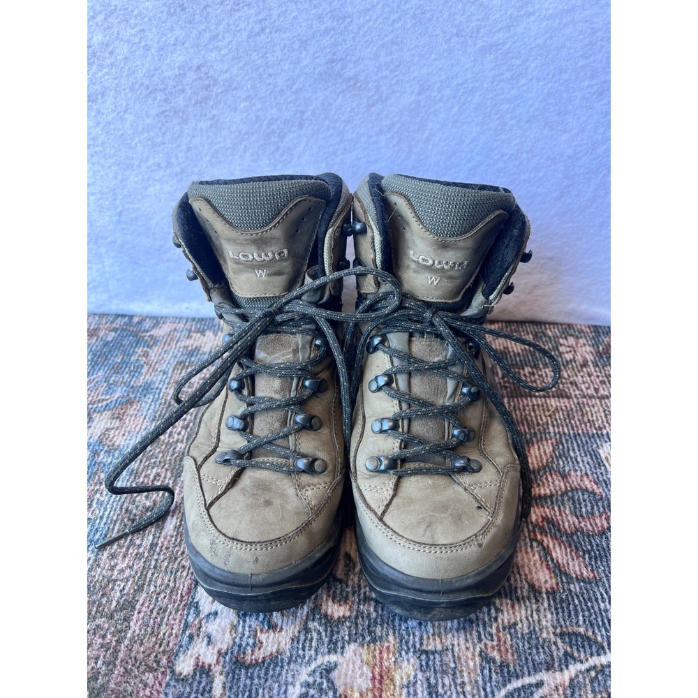 Lowa Renegade GTX Mid Hiking Boots Womens 8.5 Gore-Tex Vibram (no insoles)